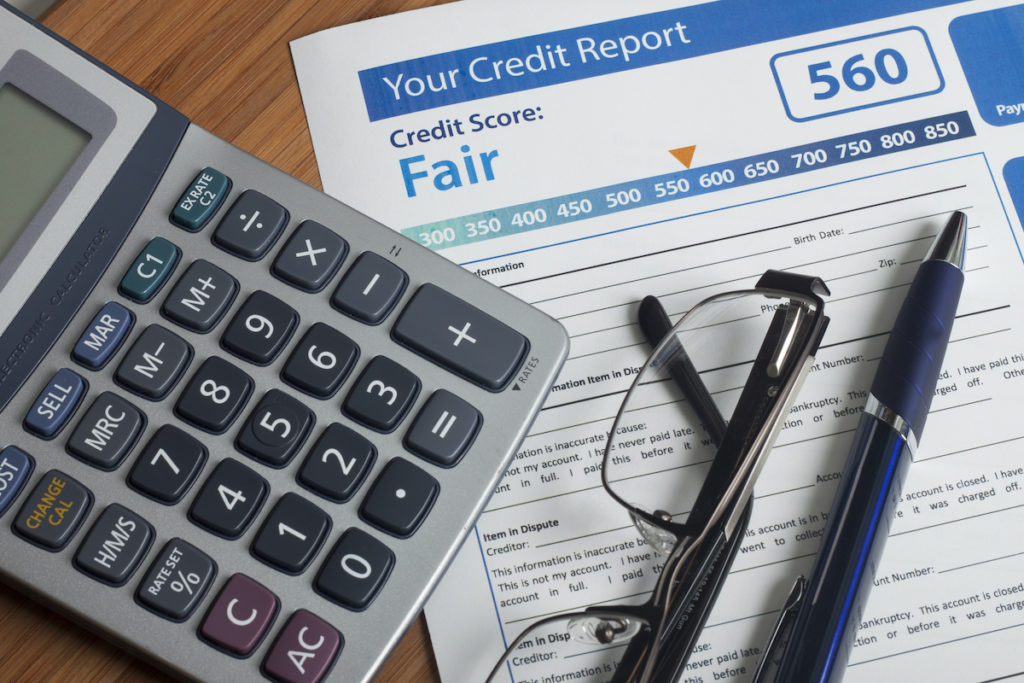 fair credit score report